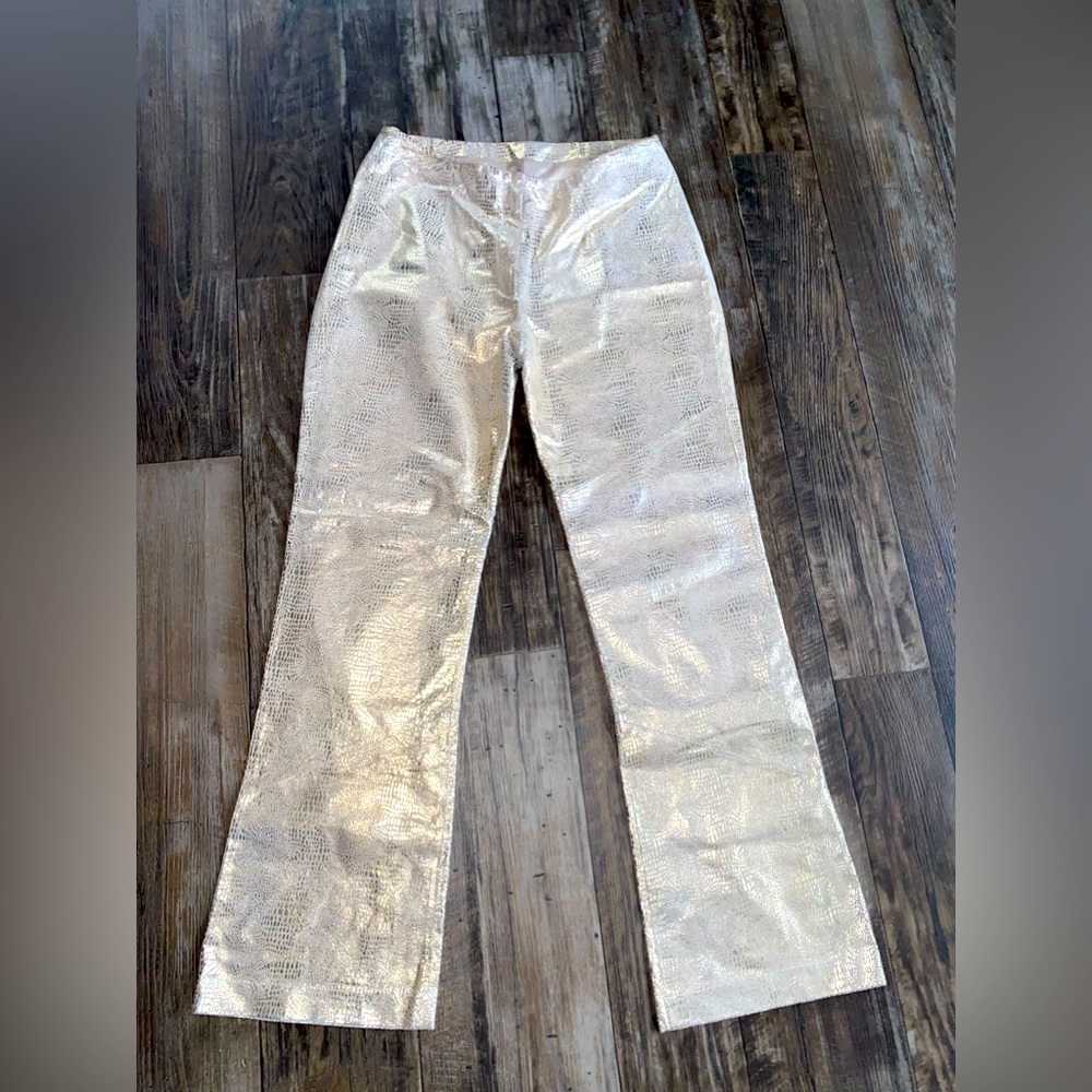 Groovy Tan Leather Pants ;)